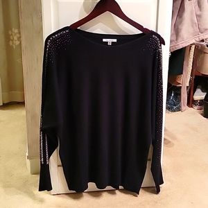 Vila Milano black sweater with sequins